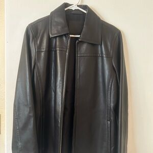 Coach Black Leather Women's Jacket